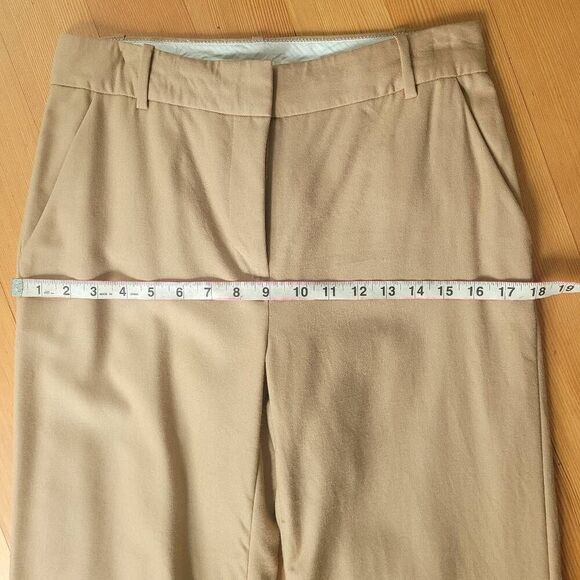 J Crew Hutton Trouser khaki 100% wool academia quiet luxury old money - Picture 12 of 14